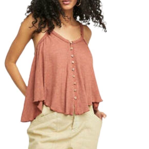 FREE PEOPLE Dream Weaver Tank Top Sz XSMALL - Picture 5 of 13